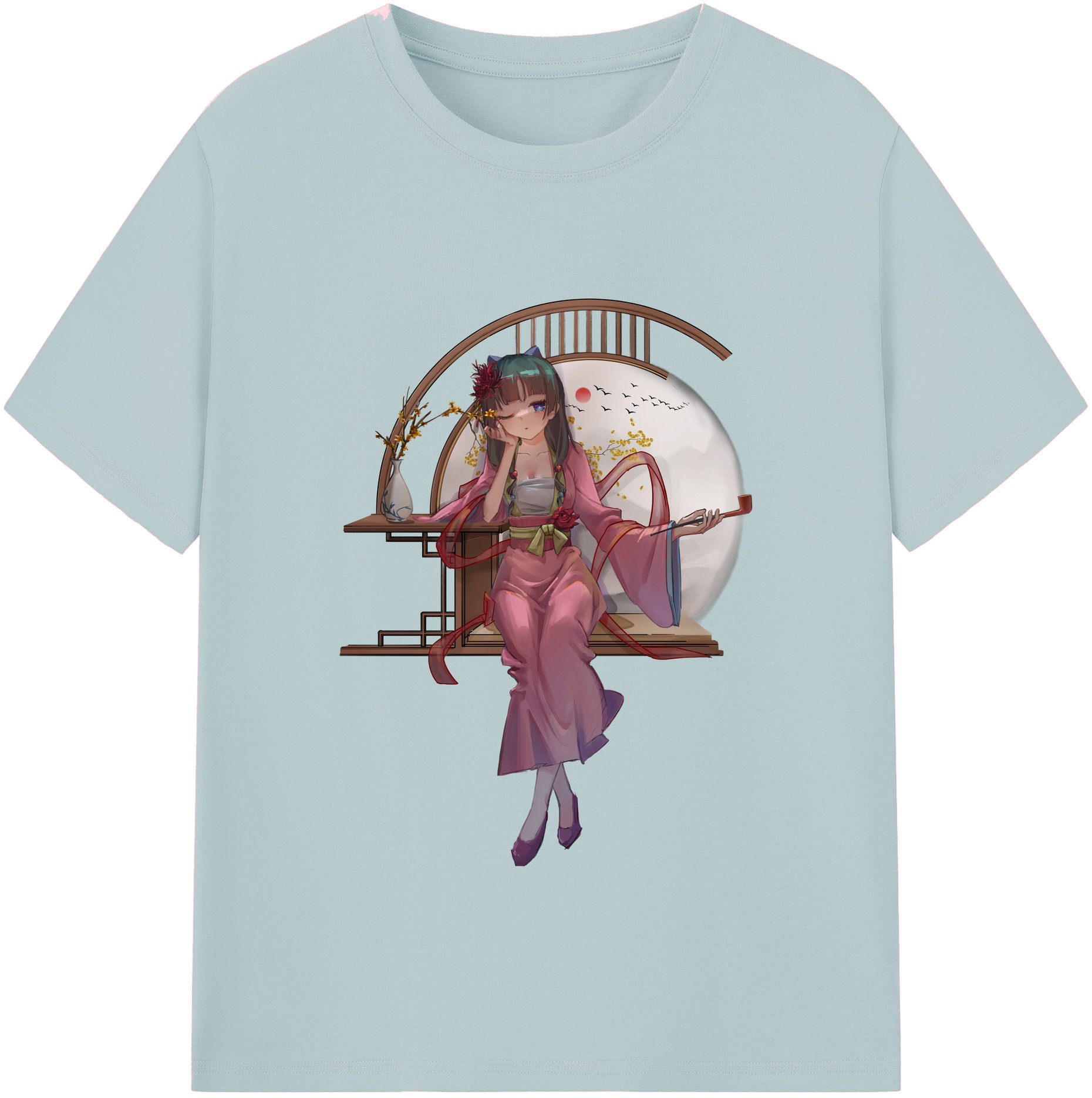 （画像用） 薬屋のひとりごと The Apothecary Diaries 綿100％半袖Tシャツ（フロントプリント）